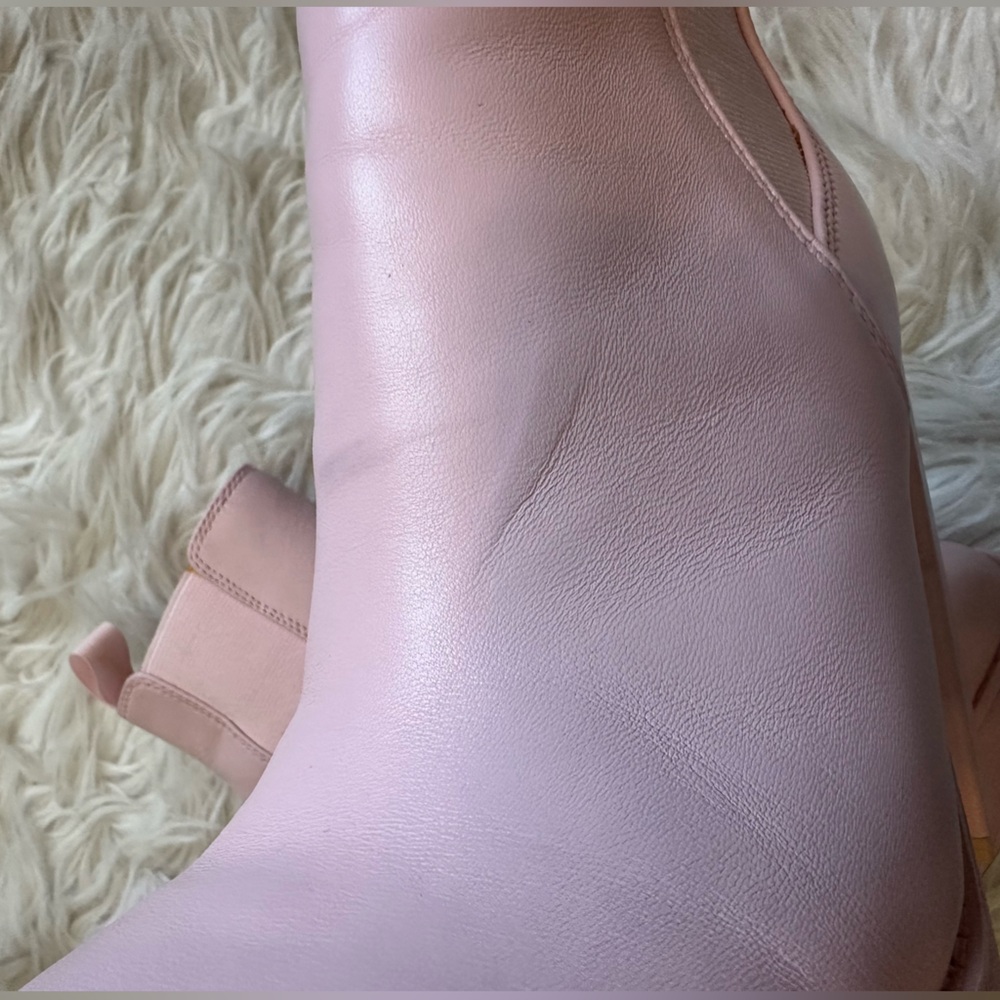 Steve Madden Triple Pink Leather Platform Chelsea Boots size 7 - Picture 10 of 11